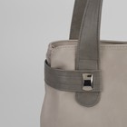 Сумка женская, отдел на молнии, наружный карман, регулируемый ремень, цвет серый - Фото 4