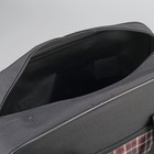 Сумка дорожная, с расширением, отдел на молнии, наружный карман, регулируемый ремень, цвет чёрный - Фото 11