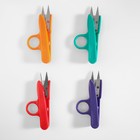 Ножницы для обрезки ниток, с кольцом, 12 см, цвет МИКС - Фото 6