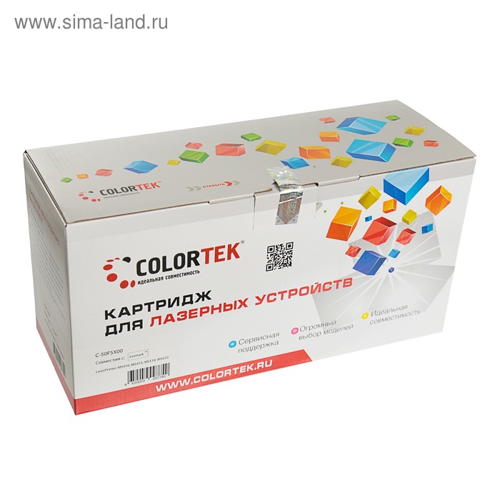 Картридж Colortek C-50F5X00 (505X) для Lexmark MS410/MS415/MS510/MS610 (10000k), черный - Фото 1