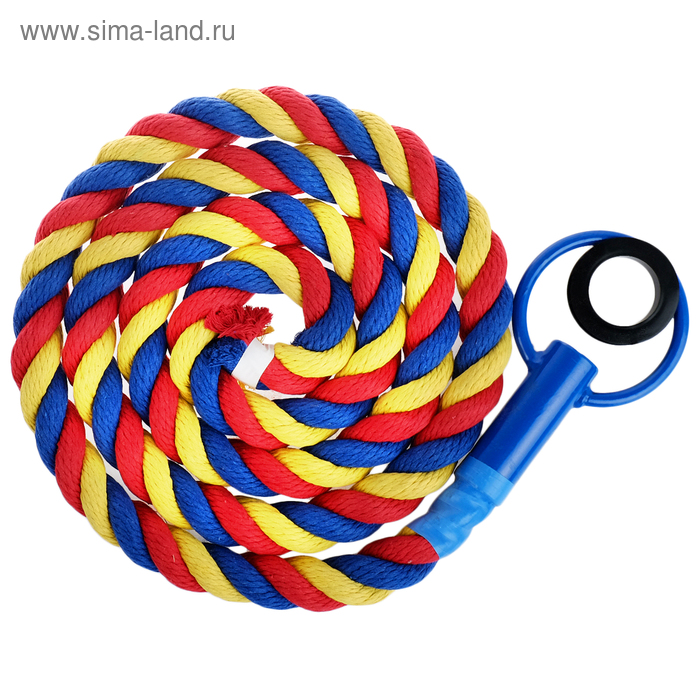 Канат для лазания, заливной, длина 2,5 м, цвета МИКС - Фото 1