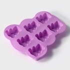 Форма для выпечки Доляна «Животные.Мишка», 7 ячеек, 27×24×3.5 см (6.7×3.2 см), МИКС - Фото 3