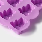 Форма для выпечки Доляна «Животные.Мишка», 7 ячеек, 27×24×3.5 см (6.7×3.2 см), МИКС - Фото 5