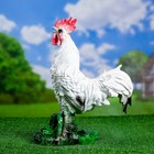 Садовая фигура "Петух" белый, 40х30см - Фото 2