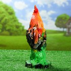 Садовая фигура "Петух пёстрый" светлая грудка, 32х42см МИКС - Фото 3