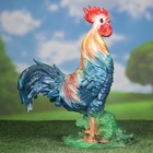 Садовая фигура "Петух пёстрый" темная грудка, 37х30см - Фото 1