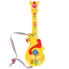 Музыкальная игрушка гитара «Лебедь», звуковые эффекты, МИКС - Фото 1