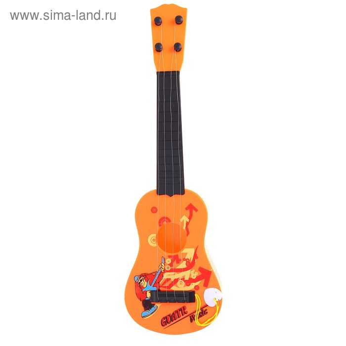 Музыкальная игрушка гитара «Яркие эмоции», МИКС - Фото 1