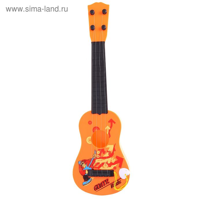 Музыкальная игрушка гитара «Яркие эмоции», МИКС - Фото 1