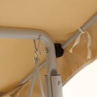 Качели садовые «Адлер»,175×150×120 см, максимальная нагрузка 150 кг, бежевые - Фото 8