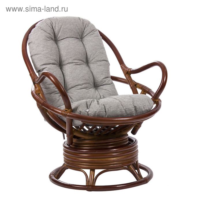 Кресло-качалка SWIVEL ROCKER МИ без подушки, цвет коньяк - Фото 1