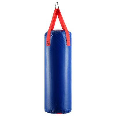 Боксёрский мешок, вес 15 кг, на ленте ременной, цвет синий