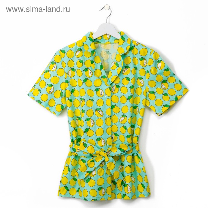 Рубашка женская KAFTAN «Lemon», р-р 40-42, 80% хл, 20% п/э