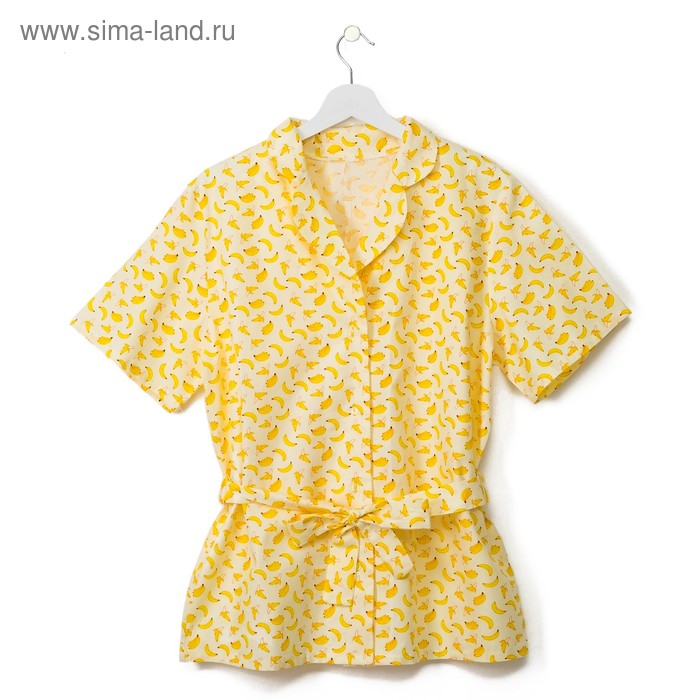 Рубашка женская KAFTAN «Banana», р-р 44-46, 80% хл, 20% п/э