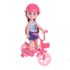 Кукла модная "Лида" на велосипеде, с аксессуарами, МИКС - Фото 4