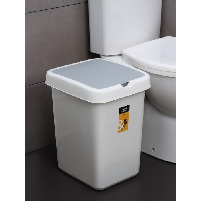 Контейнер для мусора «Квадра», 25 л, МИКС - Фото 1