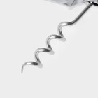 Открывашка - штопор Доляна «Помощник», 14 см, серебристая - Фото 6