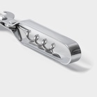 Открывашка - штопор Доляна «Помощник», 14 см, серебристая - Фото 7