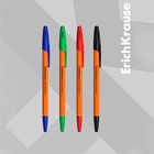 Набор шариковых ручек ErichKrause. R-301 Orange Stick, 4 цвета, узел 0.7 мм, оранжевый корпус - Фото 5