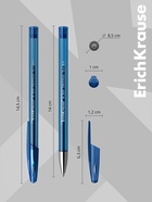 Набор ручек гелевых 4 штуки, ErichKrause R-301 ORIGINAL Gel, узел 0.5 мм, чернила микс, длина линии письма 600 метров, европодвес - Фото 5