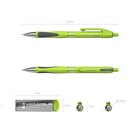 Набор карандаш механический НВ, 0.7 мм, ErichKrause Megapolis Concept + 20 грифелей, блистер, резиновый упор - фото 8383305