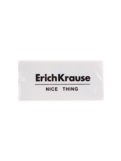 Ластик Erich Krause, Nice Thing, 40×19×15 мм, средней жёсткости, гипоаллергенный