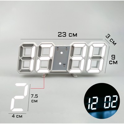 Электронные часы с зеркальным дисплеем, от USB + термометр, VST-898-4 (Зеленый)