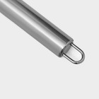 Рыбочистка Доляна «Металлик», 20 см, цвет серебристый - Фото 7