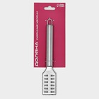 Рыбочистка Доляна «Металлик», 20 см, цвет серебристый - Фото 8