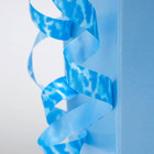 Переноска для цветов, "Трапеция высокая", однотонная , голубой, 14 х 9 х 35 см - Фото 2