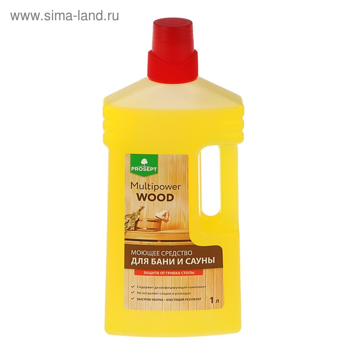 Моющее средство Multipower Wood для бани и сауны, 1 л - Фото 1