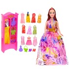 Кукла-модель «Анна» с набором платьев, с аксессуарами, цвета МИКС - фото 3813294