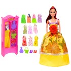 Кукла-модель «Анна» с набором платьев, с аксессуарами, цвета МИКС - фото 3813306