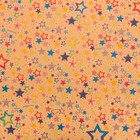 Бумага упаковочная крафтовая «Звёзды», 70 × 100 см - Фото 3