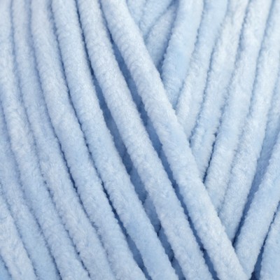 Плюшевая пряжа для вязания спицами, крючком YarnArt, Dolce, 100% микрополиэстер, 120 м/100 г, (749 голубой)