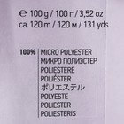 Пряжа "Dolce" 100% микрополиэстер 120м/100гр (760 серый) - фото 8383445
