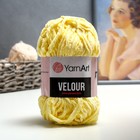 Пряжа "Velour" 100% микрополиэстер 170м/100г (844 жёлтый) - Фото 7