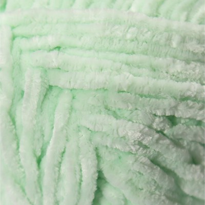 Плюшевая пряжа для вязания спицами, крючком YarnArt, Velour, велюровая, 100% микрополиэстер, 170 м/100 г, (845 мята)