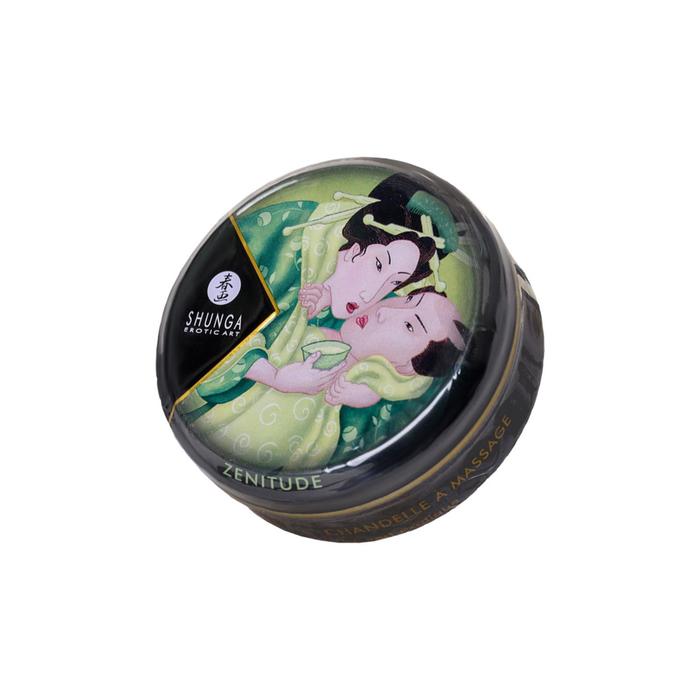 Свеча - аромамасло для массажа Shunga «Экзотический зелёный чай», 30 мл - Фото 1