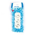 Колодка Smartbuy, 3 розетки, 10 А, 2200 Вт, без заземления, белая - Фото 3