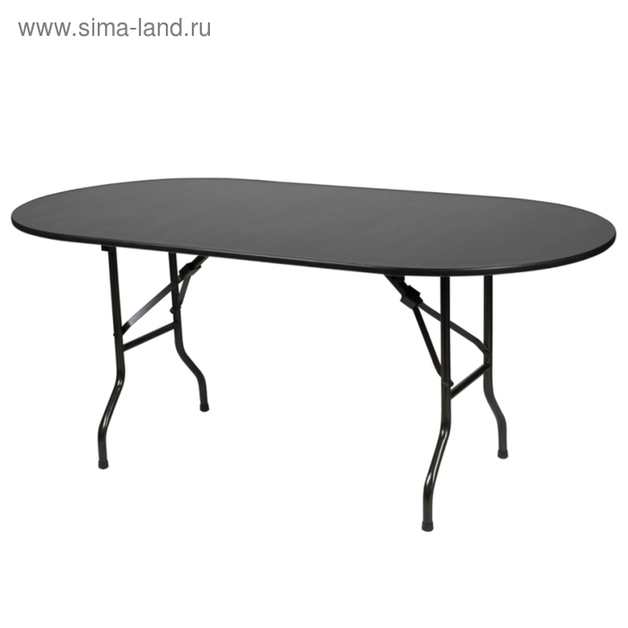 Складной стол "Лидер 5", 1800х800 мм, ножки чёрные, столешница венге - Фото 1