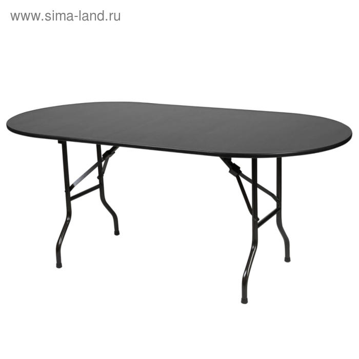 Складной стол "Лидер 5", 2400х900 мм, ножки чёрные, столешница венге - Фото 1