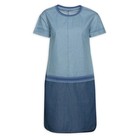 Платье-футболка, размер S, цвет голубой - Фото 2