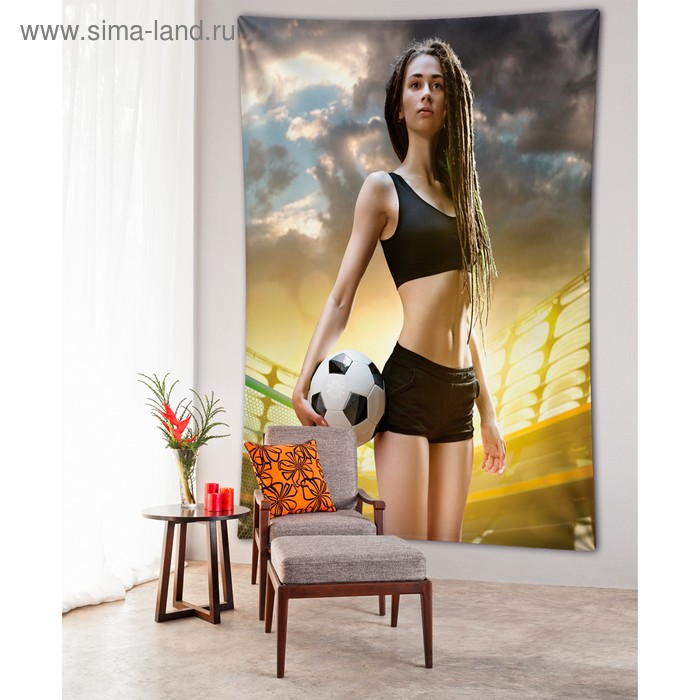 Фотопанно вертикальное «Болеем за спорт», размер 100 x 150 см - Фото 1