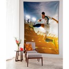 Фотопанно вертикальное «Прыжок футболиста», размер 100 x 150 см - Фото 1