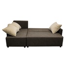 Диван угловой «Шерри» с подлокотниками, обивка «балтик кофе», подушки «нео латтэ» - Фото 8