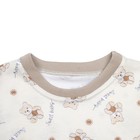 Пижама для девочки Мишки Sweet Baby, рост 122 см, цвет бежевый - Фото 3