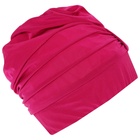 Шапочка для плавания взрослая ONLYTOP, тканевая, обхват 54-60 см, цвет фуксия - Фото 5
