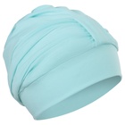 Шапочка для плавания взрослая ONLYTOP, тканевая, обхват 54-60 см, цвет ментол - Фото 1