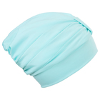 Шапочка для плавания взрослая ONLYTOP, тканевая, обхват 54-60 см, цвет ментол - фото 9846488